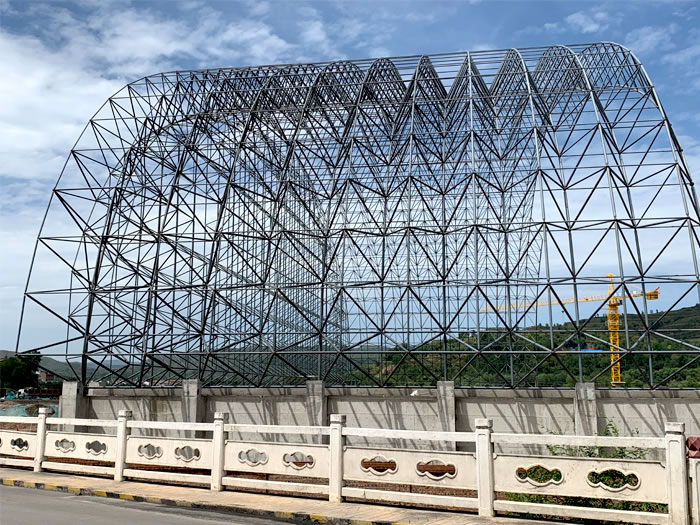咸阳山寨矿储煤棚网架